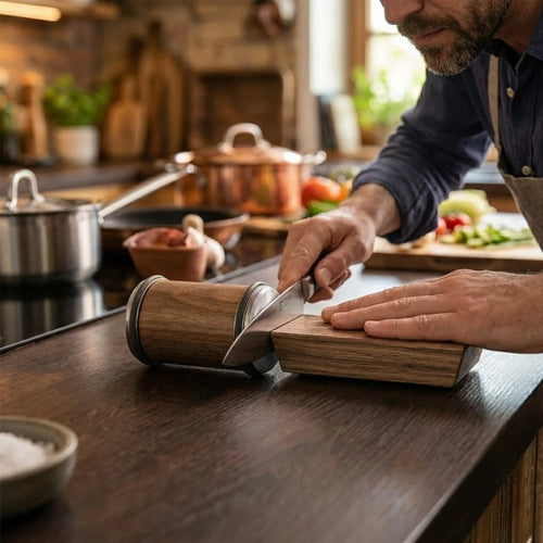 STENØ LAB – Rullsliper for kniver